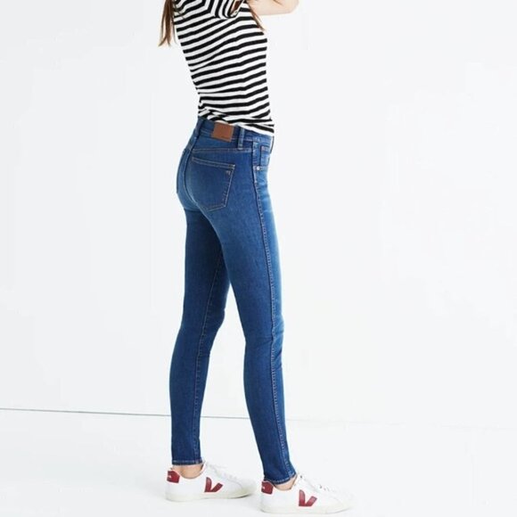 Madewell 9" Mid-Rise Skinny Jeans in Patty Wash 27 - Picture 2 of 7